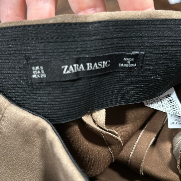 Zara beige leggings size small - Picture 2 of 6
